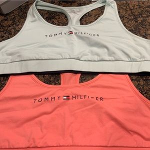 Sports bras 2 of them pink/white